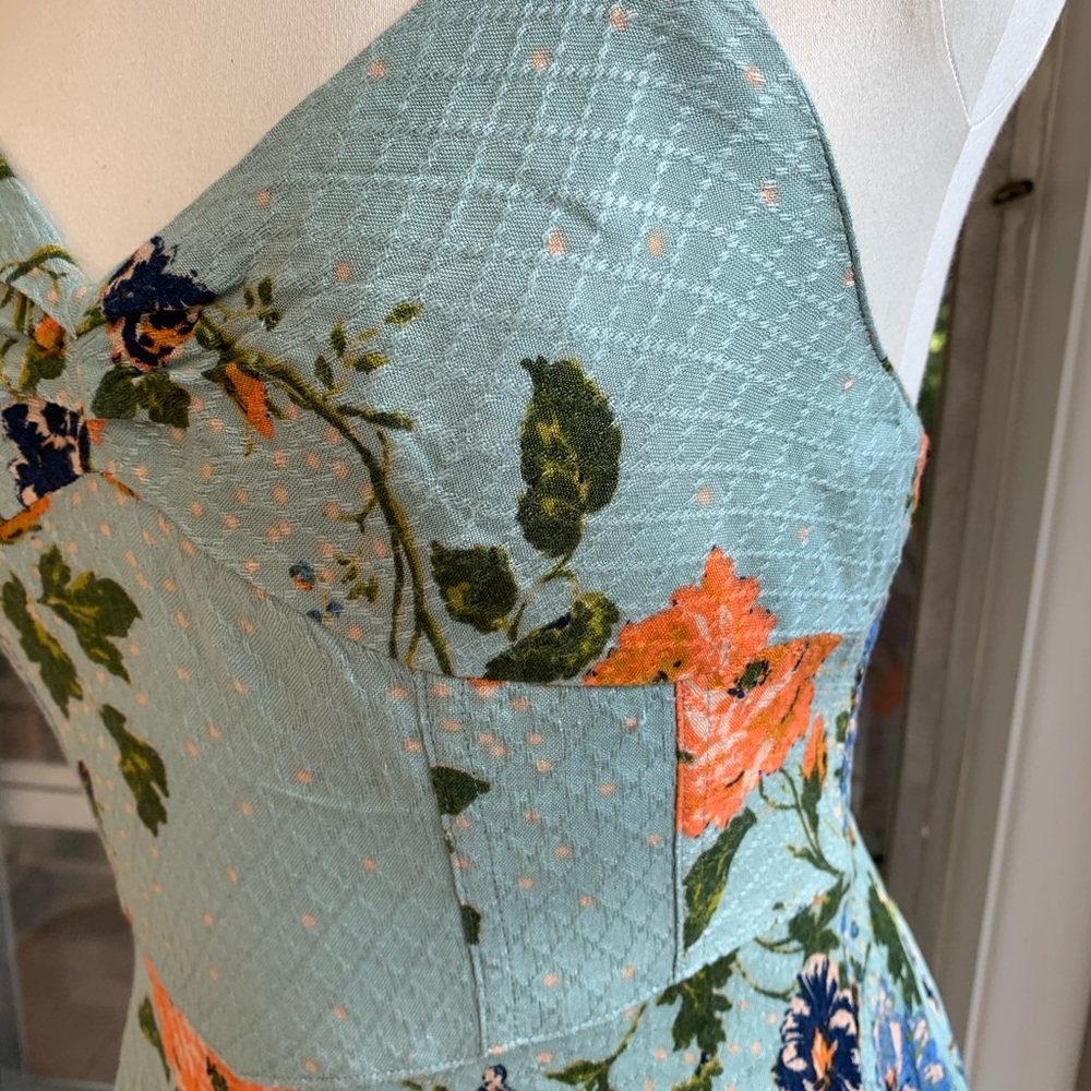 Free People Floral Mini Dress - Picture 5 of 15